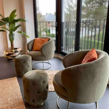 Chic, Luxe Loftstijl In 아파트